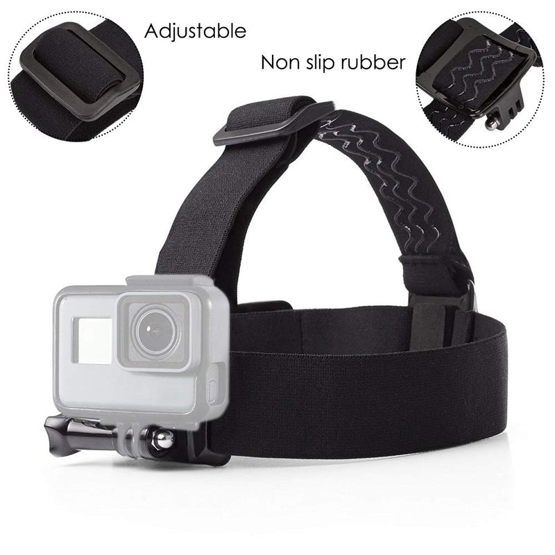 VVHOOY Action Camera Accessories Head Strap Mount Chest Harness Compatible with AKASO EK7000 Brave 4 Brave 7 LE V50X Native/GoPro HERO 13 12 11 10 9 8 7 6 5/VEMONT/Dragon Touch/ODDV/HLS/Apexcam/REMALI - Image 2